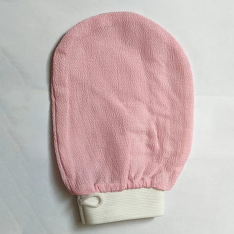 Multicolor Rayon Bath Gloves for Exfoliating Skin