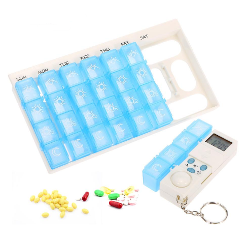 7-Day Smart Electronic Pill Organizer for Travel