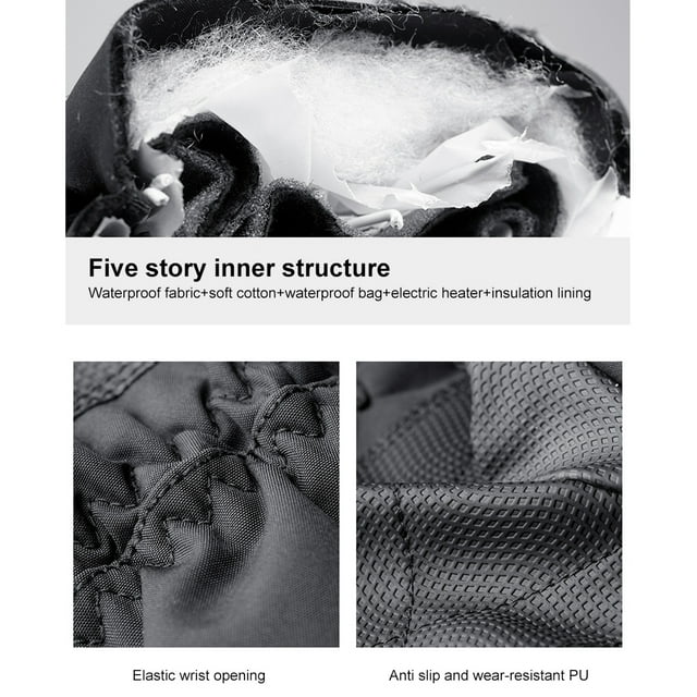 HeatShield™ Smart Heated Gloves – Waterproof, Windproof & Touchscreen