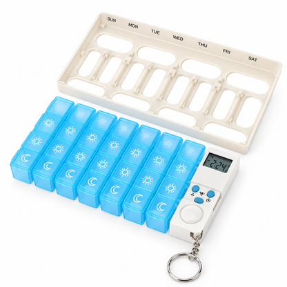 7-Day Smart Electronic Pill Organizer for Travel