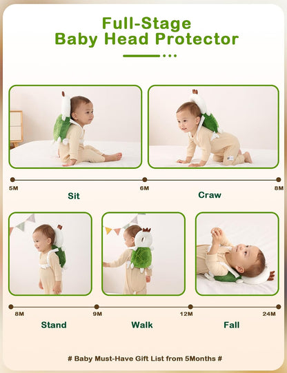 ZenRelief™ Baby Head Protector Backpack – Toddler Walking Fall Protection Cushion