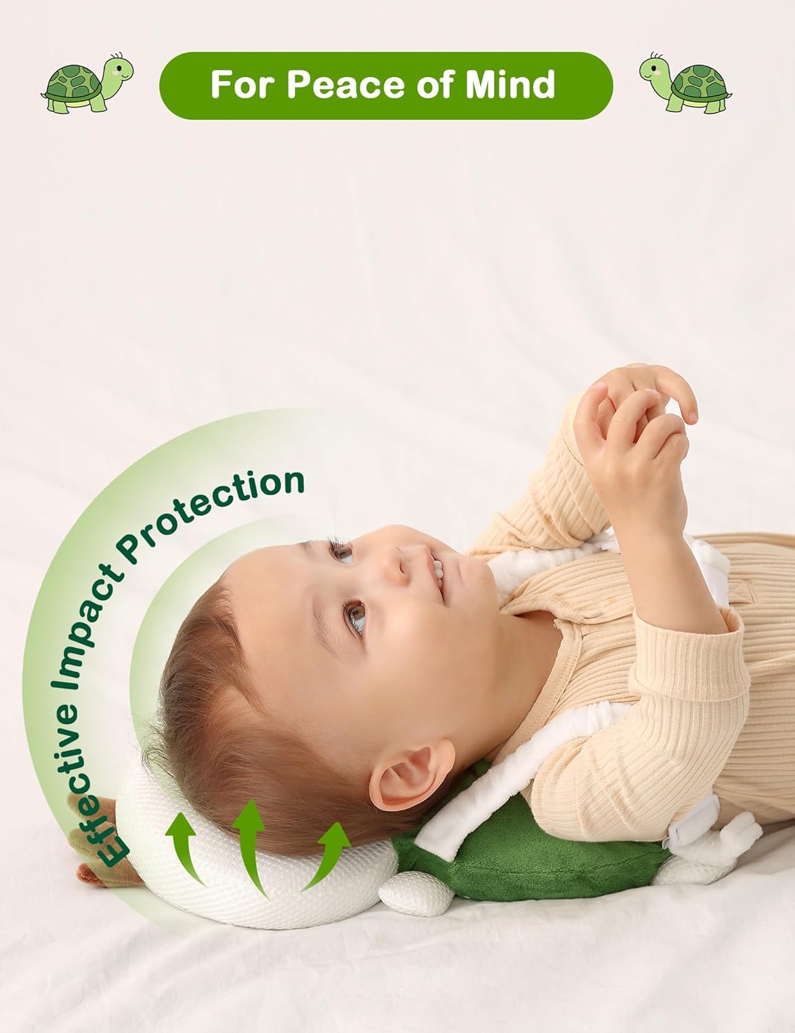 ZenRelief™ Baby Head Protector Backpack – Toddler Walking Fall Protection Cushion