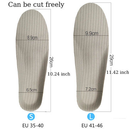 Premium Orthopedic Gel Insoles for Flat Feet & Pain