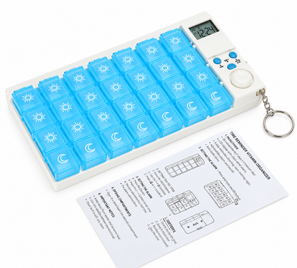 7-Day Smart Electronic Pill Organizer for Travel