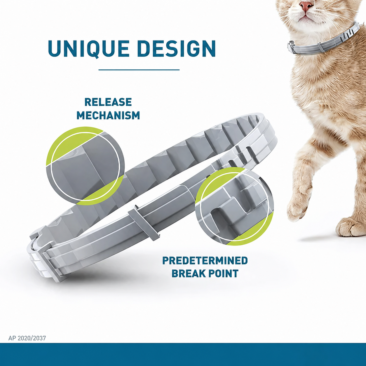 Natural Flea, Tick & Mosquito Collar for Dogs and Cats