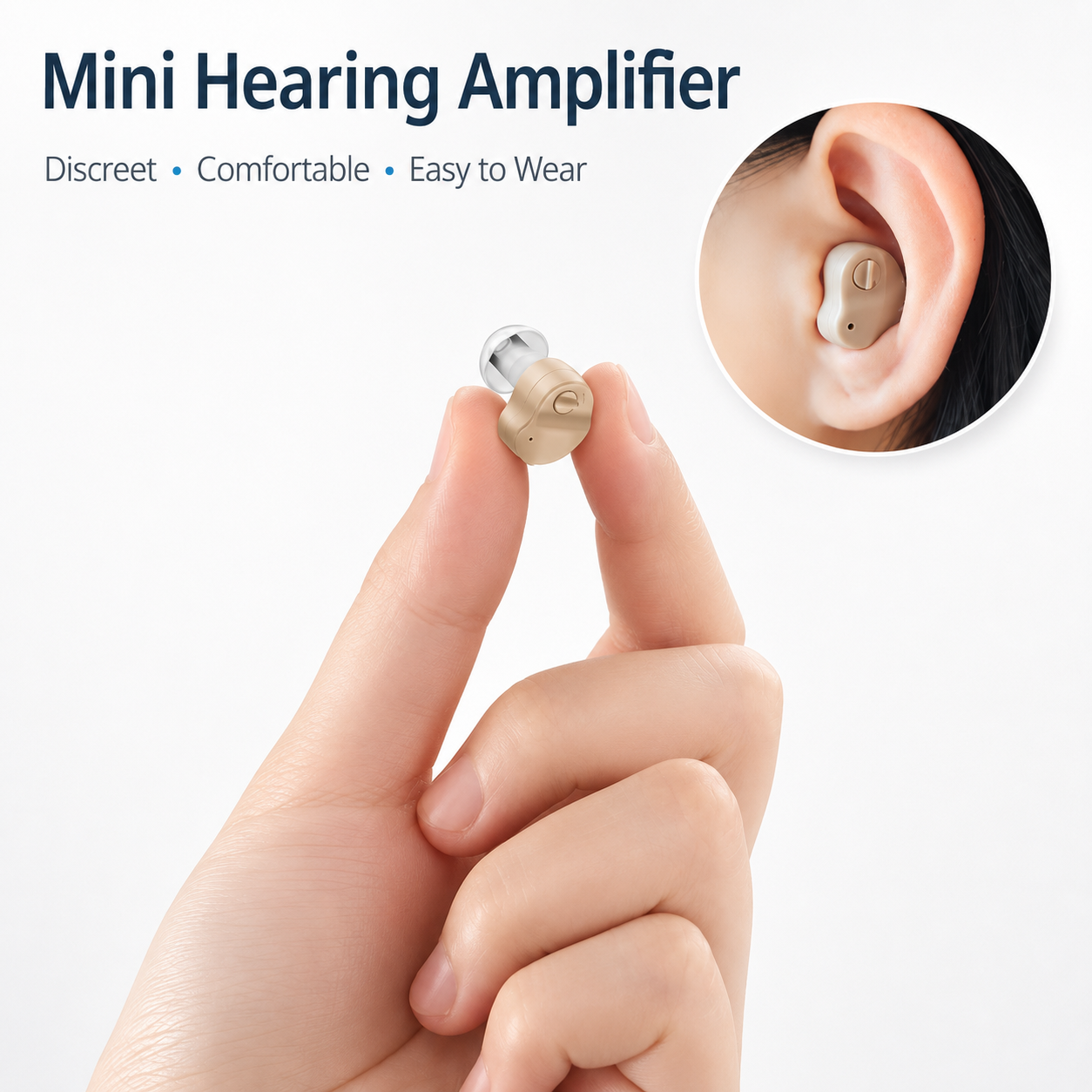 ClearVoice Discreet Invisible Hearing Amplifier
