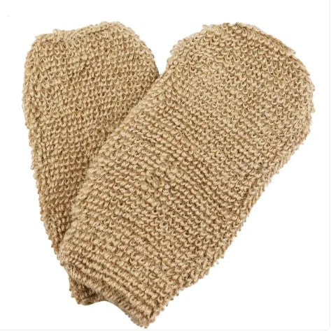 GlowWeave™ Natural Exfoliating Bath Gloves