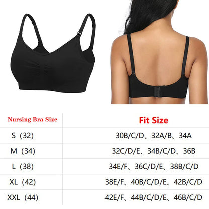 Seamless Wire-Free Maternity Nursing Bra
