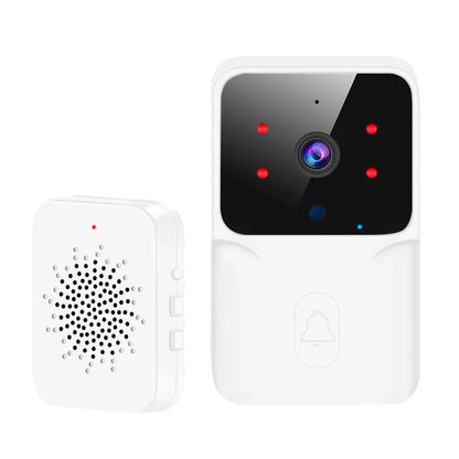 Smart WiFi Video Wireless Doorbell Night Vision Two Way Audio Alarm Notification Push Rechargeable Battery
