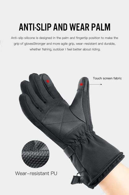 HeatShield™ Smart Heated Gloves – Waterproof, Windproof & Touchscreen