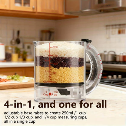 MeasureEase™ – 4-in-1 Adjustable Measuring Cup