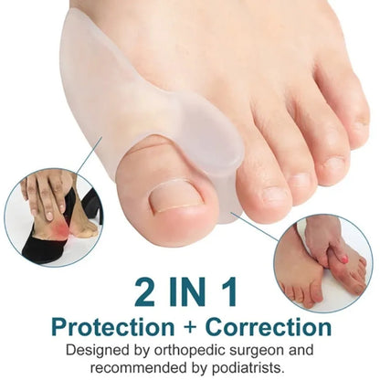 ZenRelief™ ComfortStep Gel Bunion Guard with Toe Separator