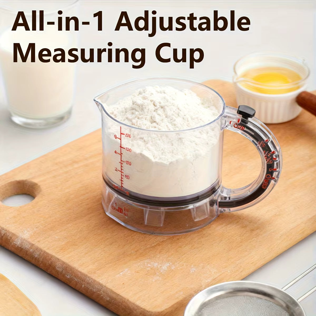 MeasureEase™ – 4-in-1 Adjustable Measuring Cup