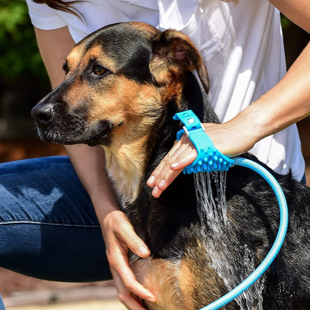 PawSpa™ Dog Shower Massager – Bath Sprayer & Massage Brush