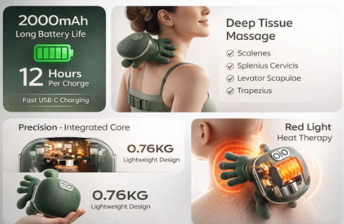 ZenRelief DeepCalm™ Neck Massager