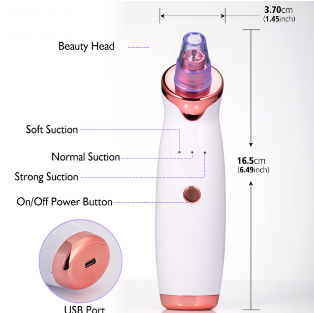 ZenRelief PorePure™ Blackhead Vacuum Reveal Cleaner, Fresher-Looking Skin From the Comfort of Home