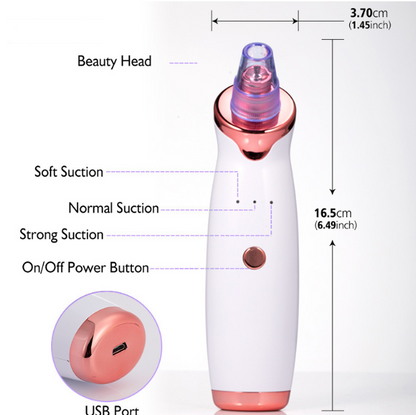 ZenRelief PorePure™ Blackhead Vacuum Reveal Cleaner, Fresher-Looking Skin From the Comfort of Home